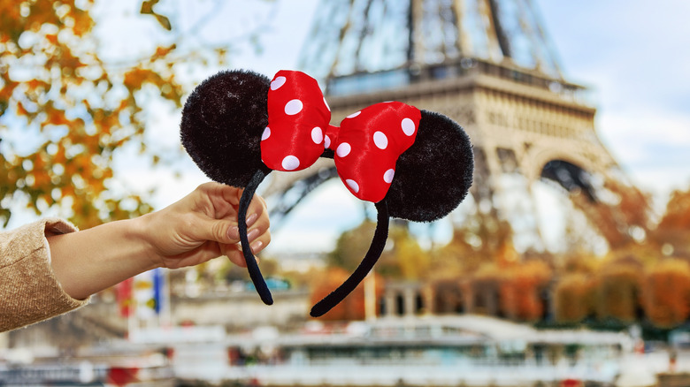 Eiffel Tower with Minny Mouse ears