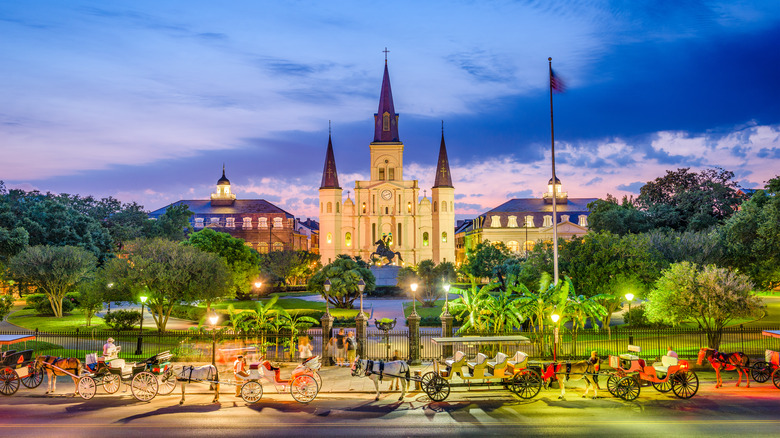 New Orleans at night