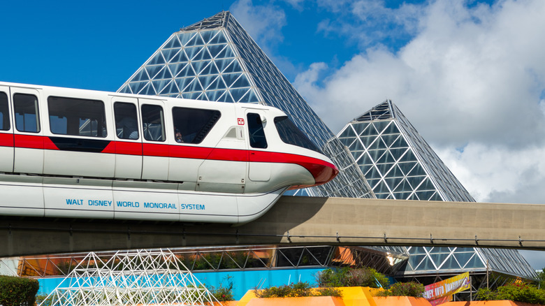 The monorail at EPCOT