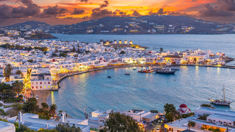 seaside view on Mykonos