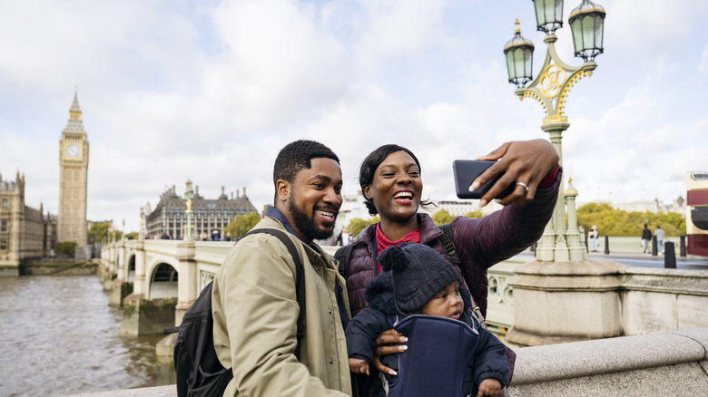 Family by Westminster Bridge