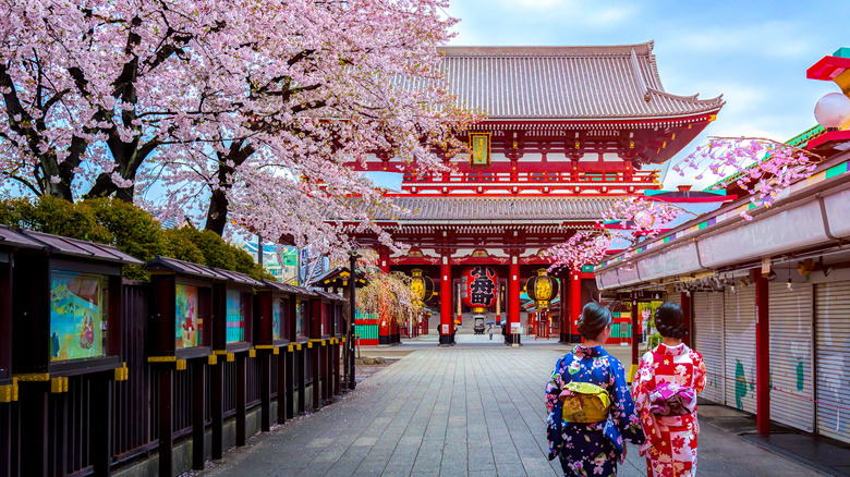 Beautiful temple in Japan