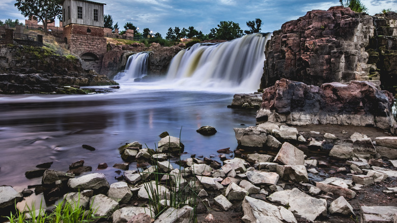 Waterfall in Falls Park