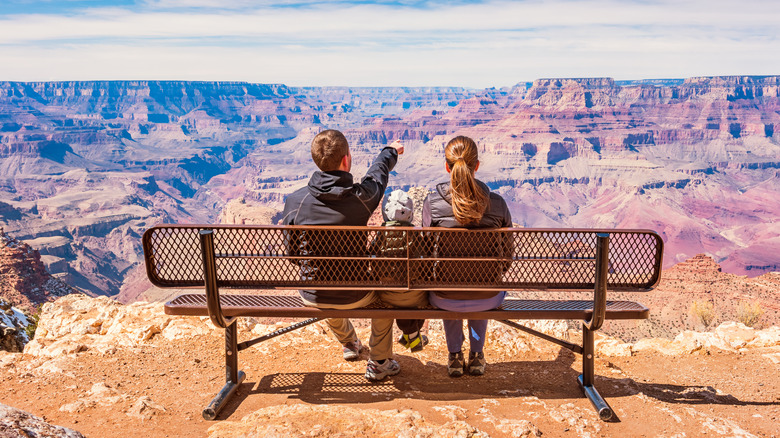 Family at the Grand Canyon