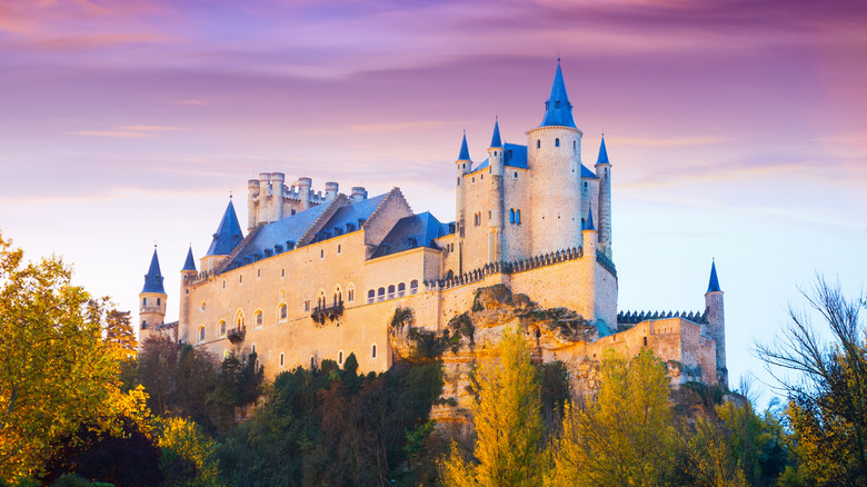 Alcazar de Segovia castle in Spain