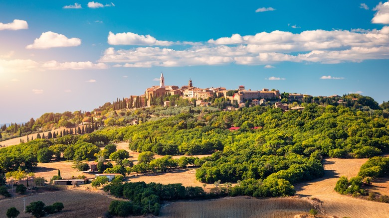 A small town in Tuscany