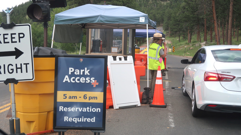 restricted access to national park