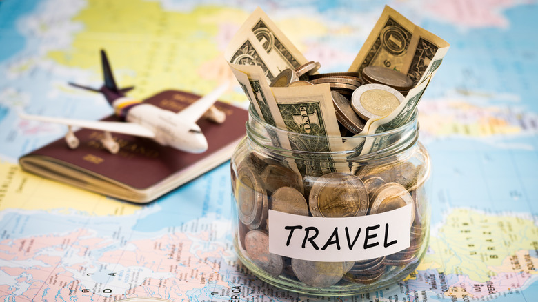 Travel budget concept