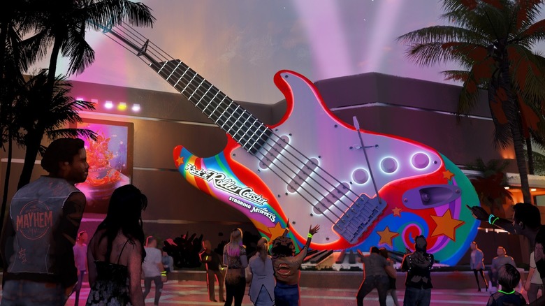 Rock Roller Coaster Muppets guitar concept