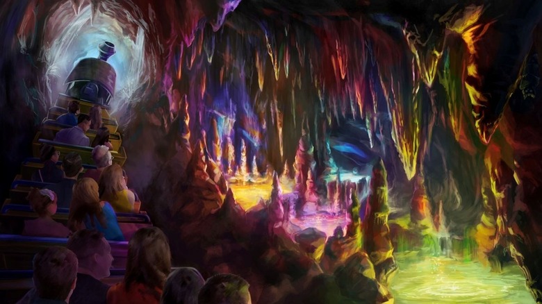 Thunder Mountain Rainbow Caverns concept art