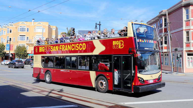 double decker bus in San Francisco