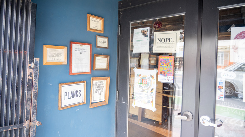 Entrance to the Pirate Supply Store