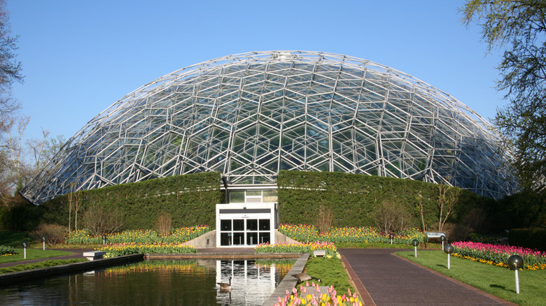 the conservatory at the Missouri Botanical Garden