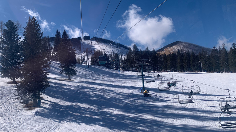 views from the gondola ride to the top of Ski Apache in Alto, New Mexico