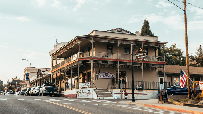 Historic building in downtown Mariposa