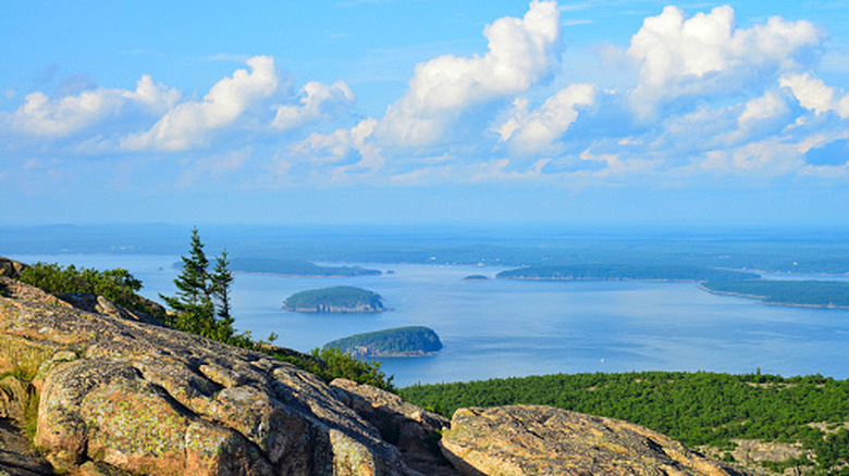 a view from Cadillac Summit in Acadia National Park