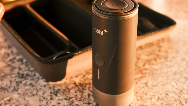 Portable espresso maker