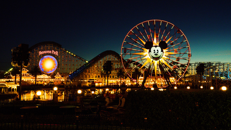 Disney's California Adventure at night