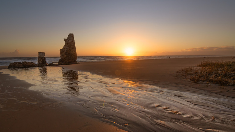 Sunset on Doñana Beach