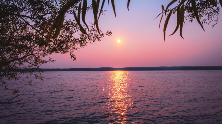 Jordan Lake, North Carolina sunset