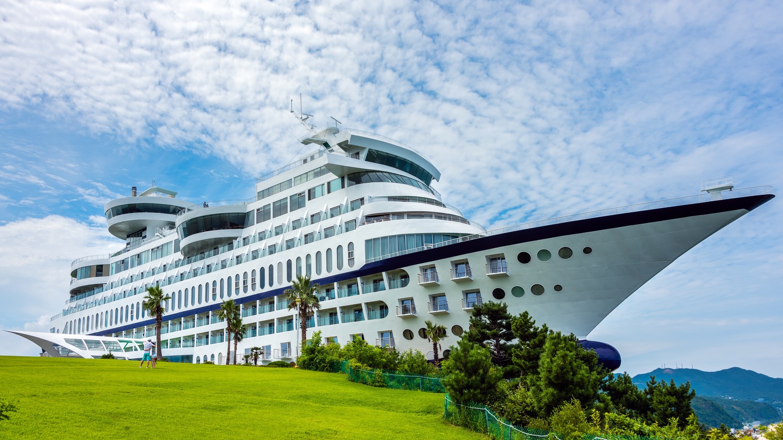 A Cruise Ship Perched Atop A Cliff Is One Of South Korea's Most Popular