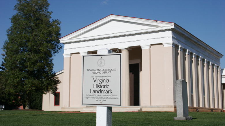 Historic Powhatan County courthouse