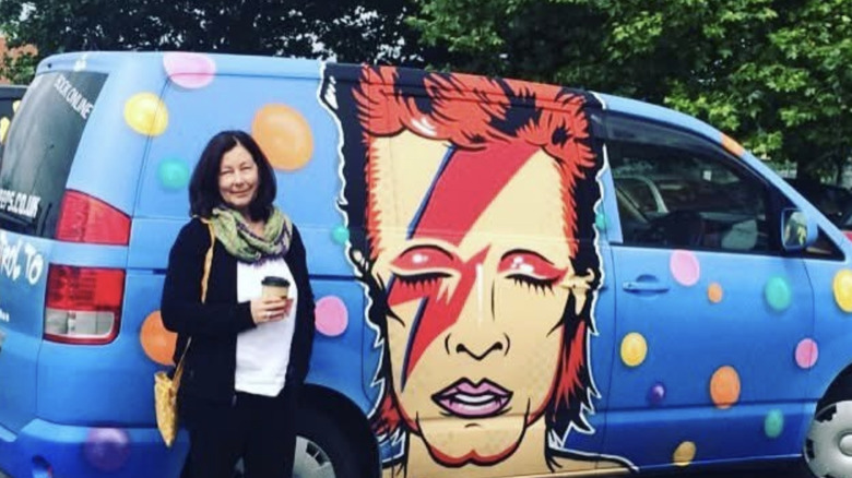 Tiny David Bowie camper van in Ireland