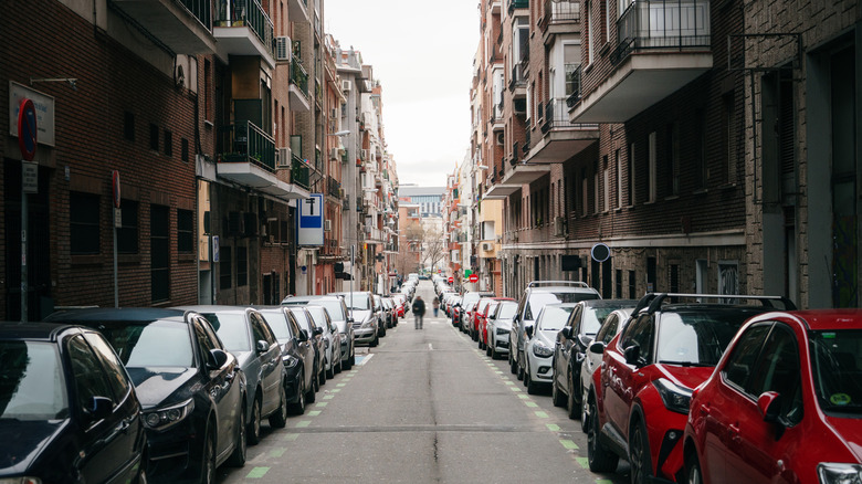 residential street in Spain