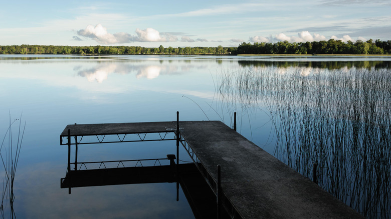 Dock out over East Battle Lake