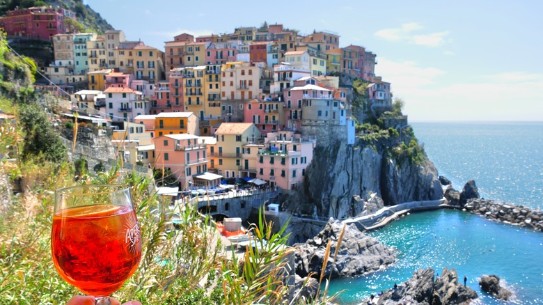 View of Maranola Village from Nessun Dorma restaurant