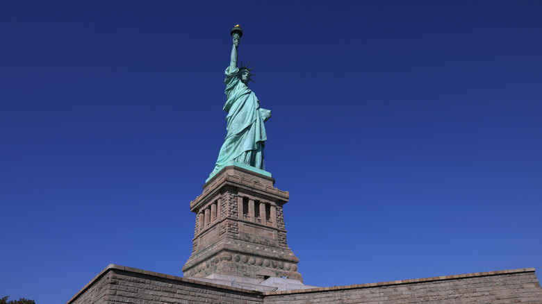 Statue of Liberty from below