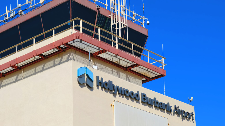 control tower at Hollywood Burbank Airport