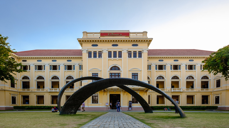 front courtyard museum siam