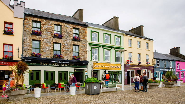 colorful streets of Clifden