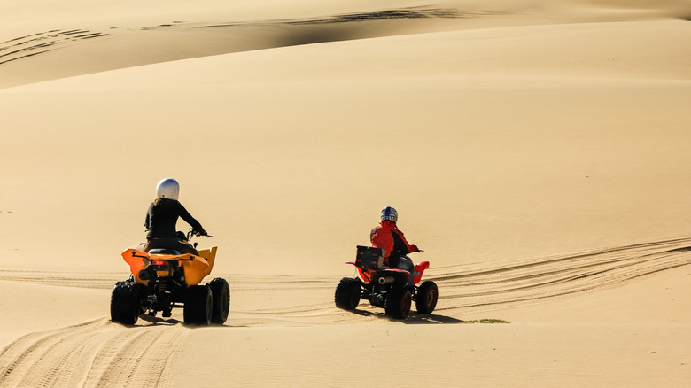 Four wheeling in Swakopmund, Namibia