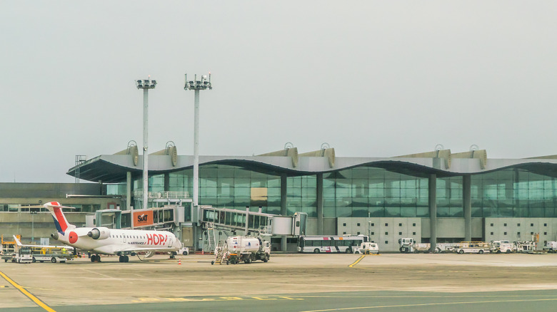 Plane at BOD terminal
