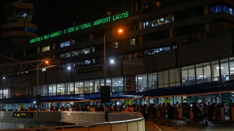 Night view of MMIA