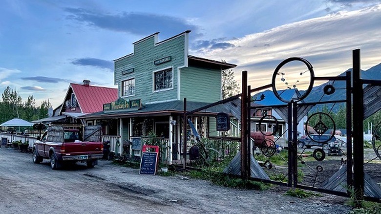 Main drag of McCarthy, Alaska