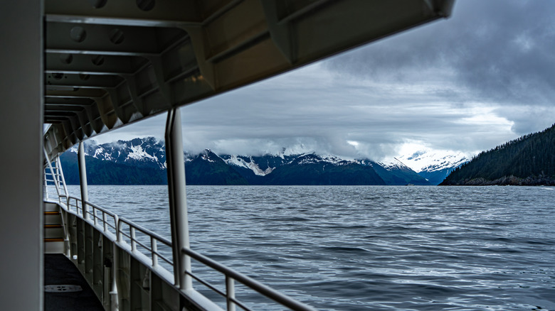 View from a boat in Kenai Fjords National Park