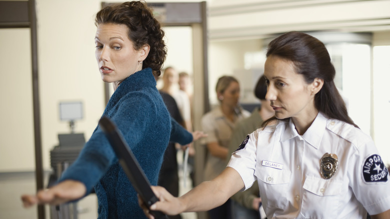 Airport security check