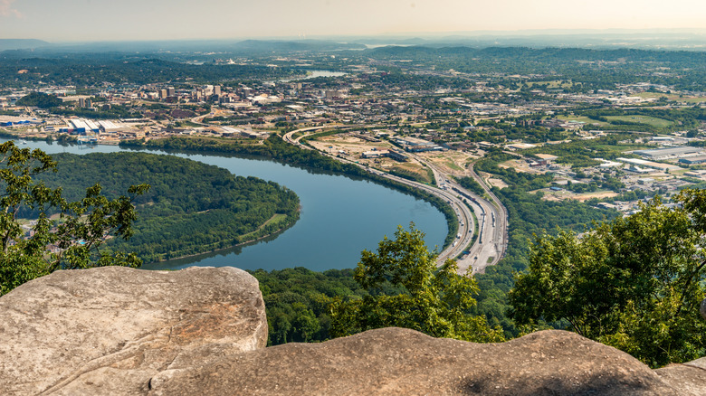 Lookout Mountain view Tennessee River Chattanooga
