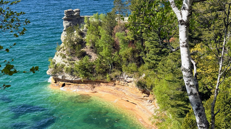 pictured lakes national lakeshore on the north country trail