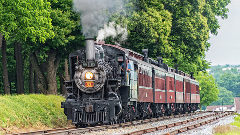 The Strasburg Rail Road in Pennsylvania.