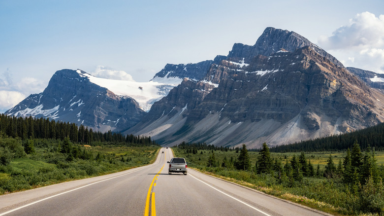 road through mountains