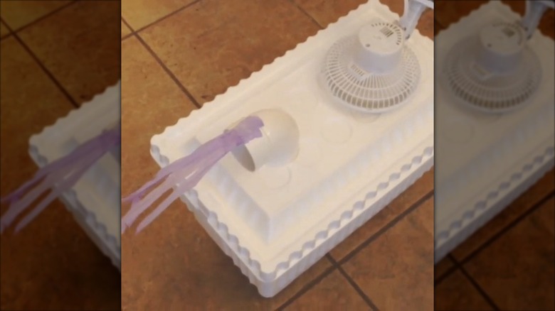 A DIY AC cooler.