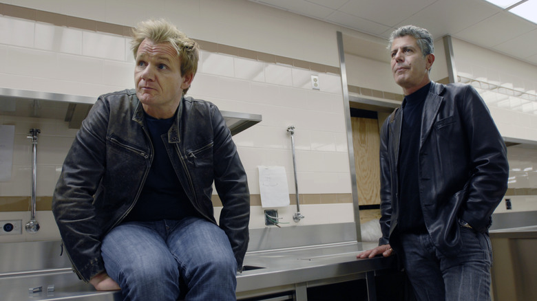 Gordon Ramsey and Anthony Bourdain