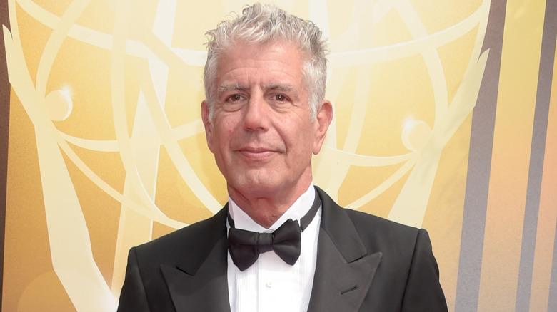 Anthony Bourdain at the Emmy Awards