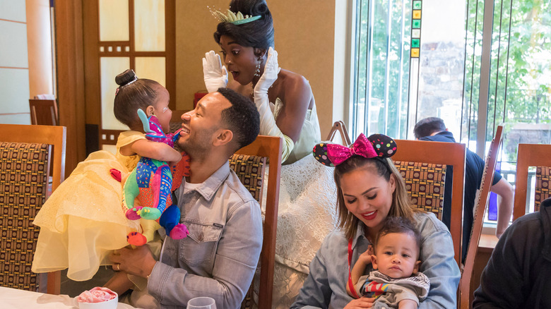 Family with Princess Tiana