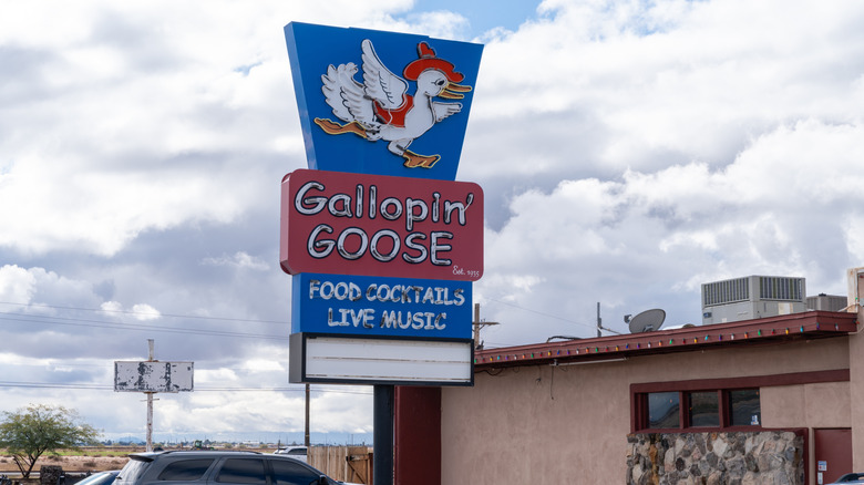 The Gallopin' Goose sign.