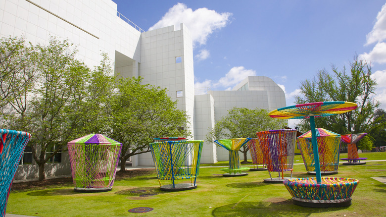outdoor art at  High Museum of Art